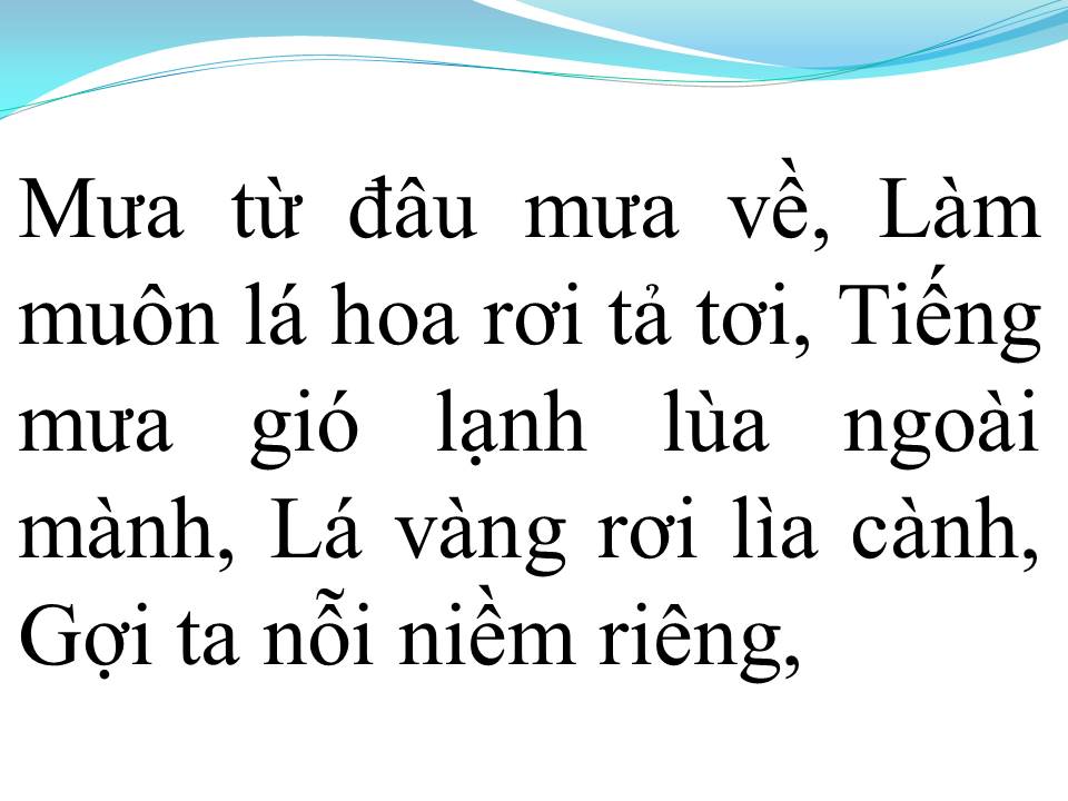 Lời bài hát MƯA RỪNG