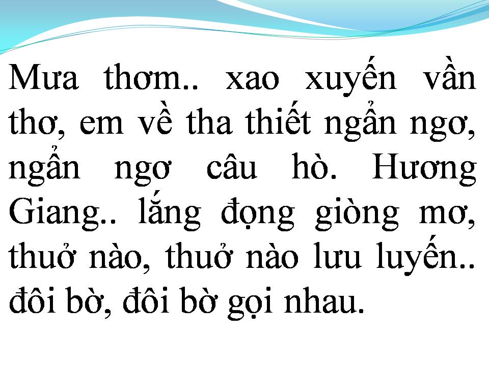 Lời bài hát MƯA THƠM PHỐ HuẾ