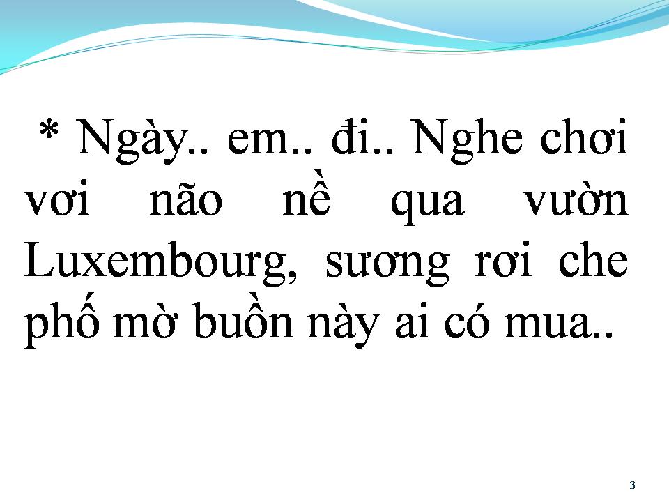 Lời bài hát MÙA THU KHÔNG TRỞ LẠI