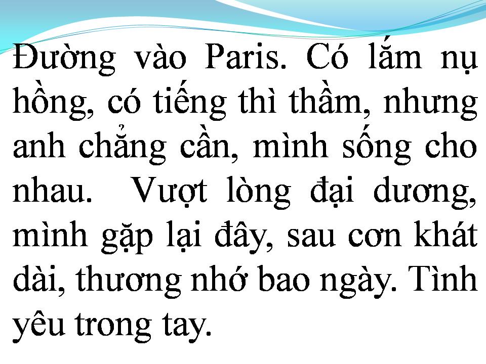 Lời bài hát MÙA THU YÊU ĐƯƠNG