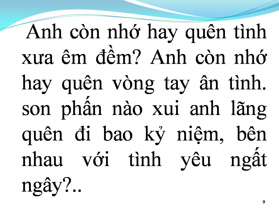 Lời bài hát MƯA TRÊN BIỂN VẮNG