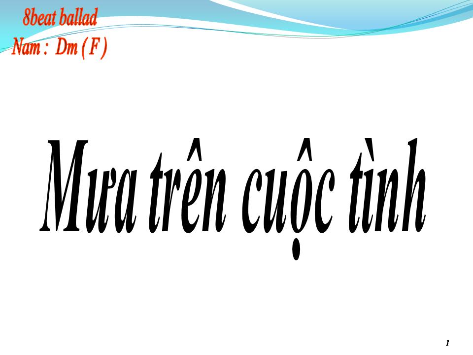 Lời bài hát MƯA TRÊN CUỘC TÌNH