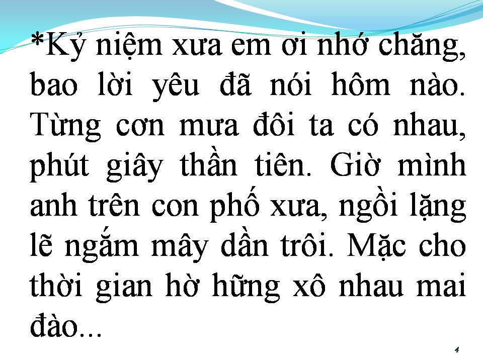 Lời bài hát MƯA TRÊN CUỘC TÌNH