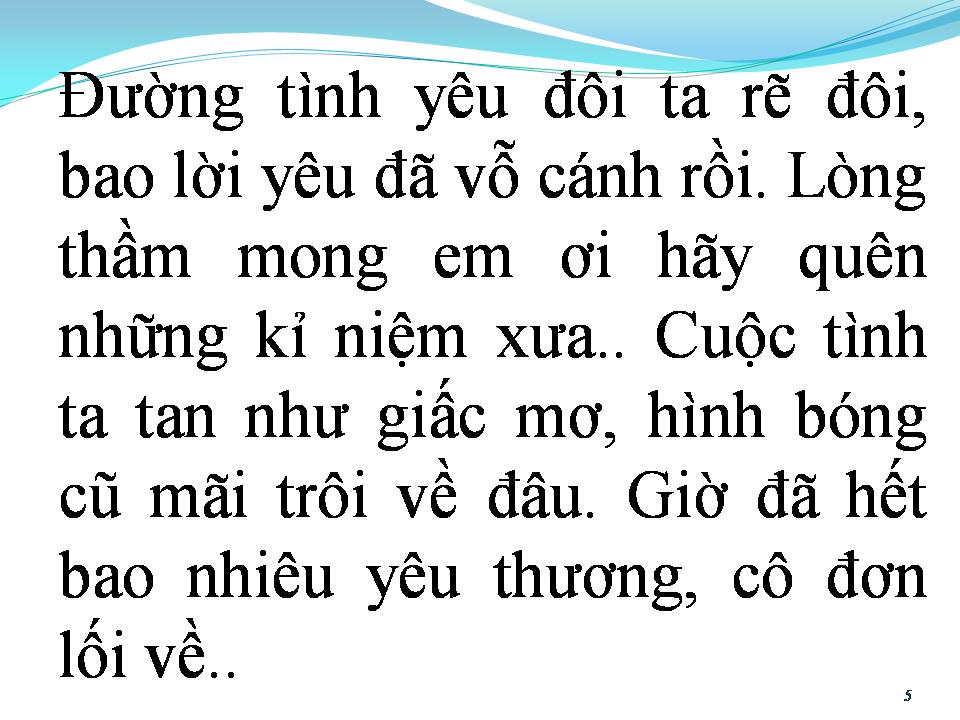 Lời bài hát MƯA TRÊN CUỘC TÌNH