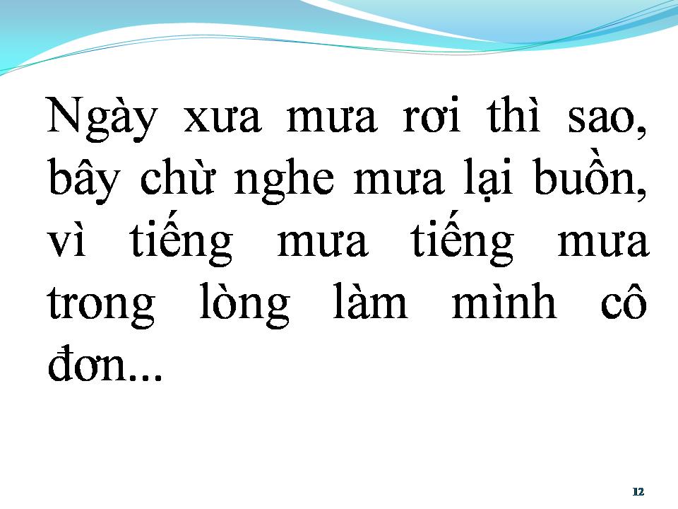 Lời bài hát MƯA TRÊN PHỐ HUẾ