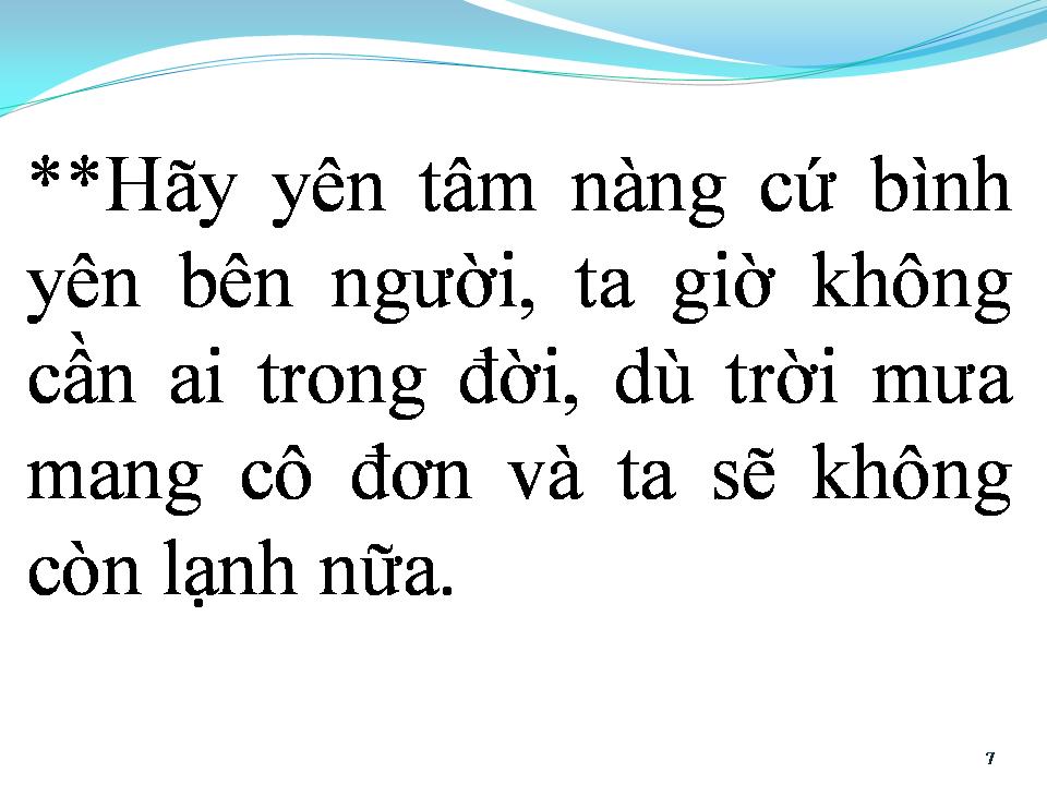 Lời bài hát MƯA TUYỆT VỌNG