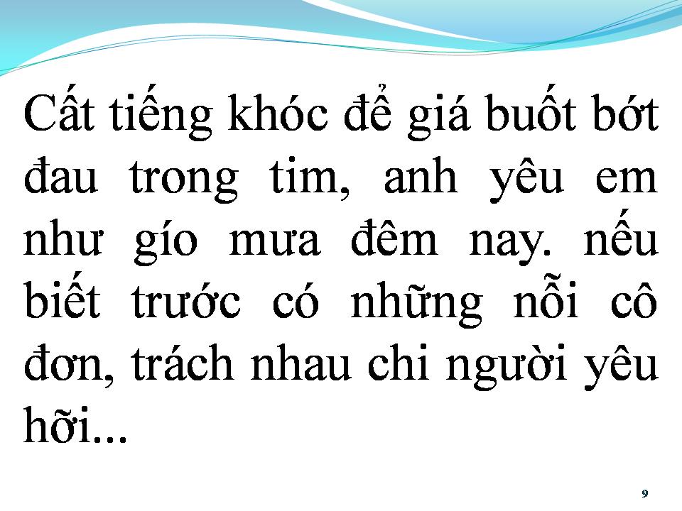 Lời bài hát MƯA TUYỆT VỌNG