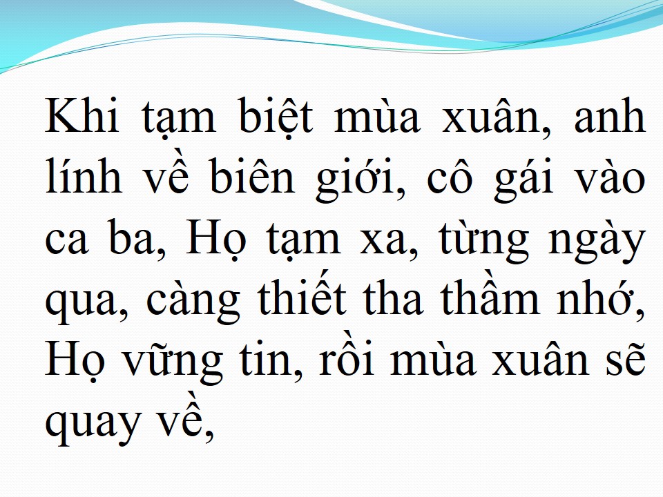 Lời bài hát MÙA XUÂN BÊN CỬA SỔ