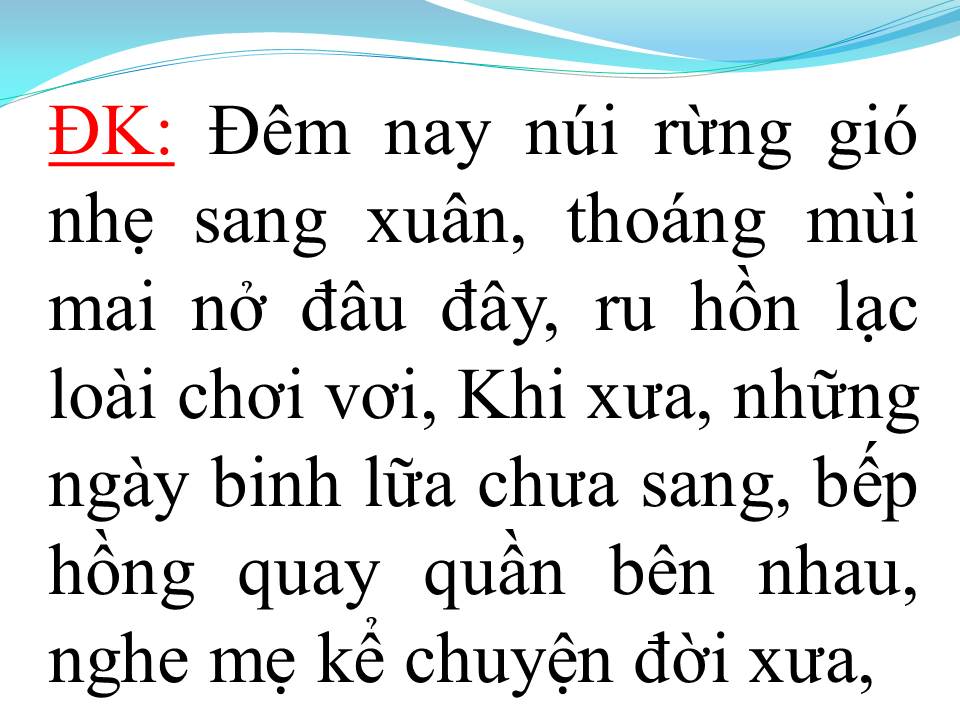 Lời bài hát MÙA XUÂN CỦA MẸ