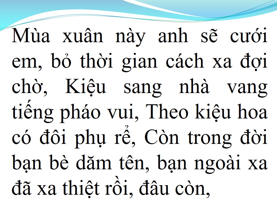 Lời bài hát MÙA XUÂN CƯỚI EM