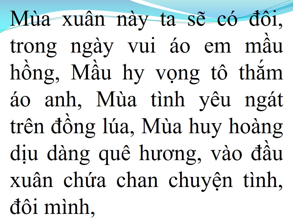 Lời bài hát MÙA XUÂN CƯỚI EM