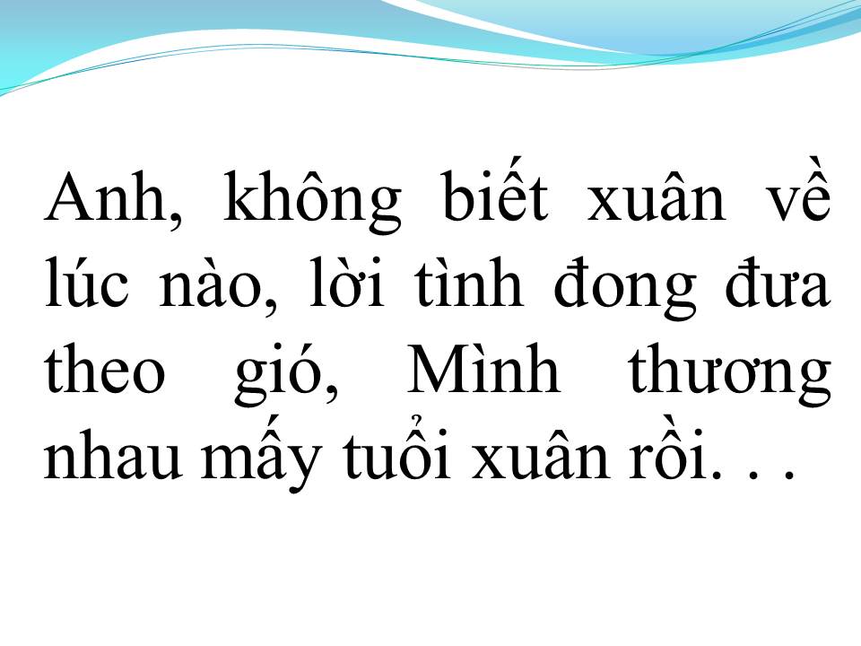 Lời bài hát MÙA XUÂN ĐÓ CÓ EM