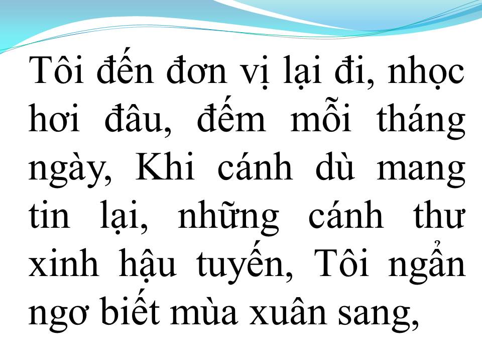 Lời bài hát MÙA XUÂN LÁ KHÔ