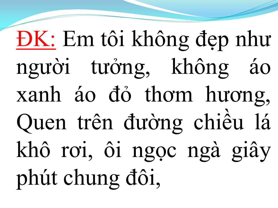Lời bài hát MÙA XUÂN LÁ KHÔ
