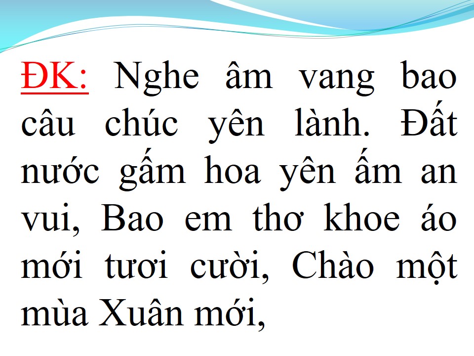 Lời bài hát MÙA XUÂN ƠI