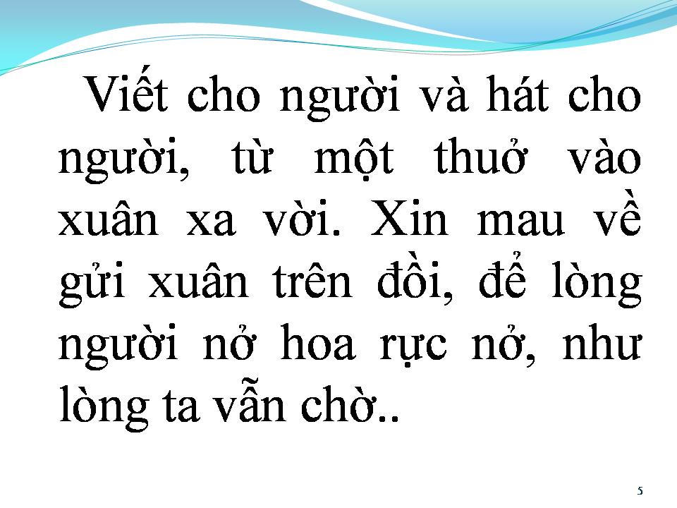 Lời bài hát MÙA XUÂN SAO CHƯA VỀ HỠI EM