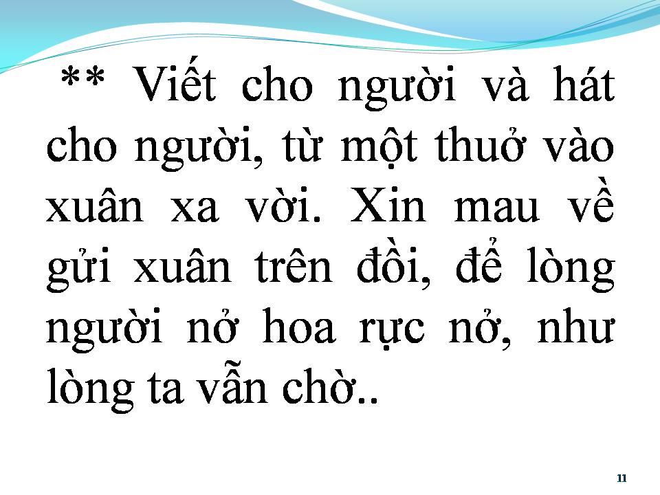 Lời bài hát MÙA XUÂN SAO CHƯA VỀ HỠI EM
