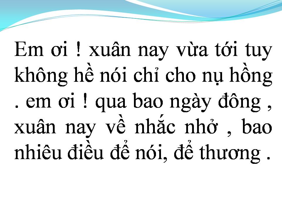 Lời bài hát MÙA XUÂN TÌNH YÊU