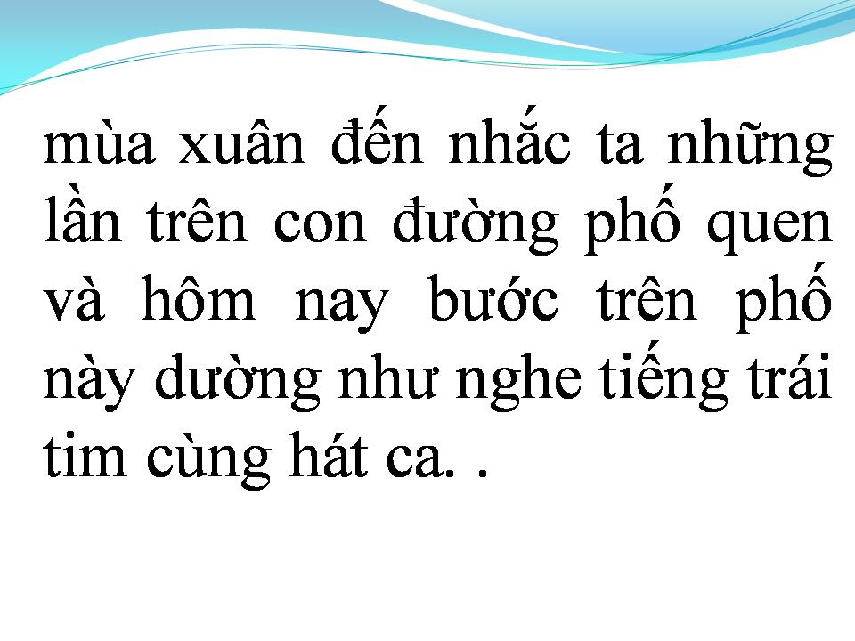 Lời bài hát MÙA XUÂN TÌNH YÊU