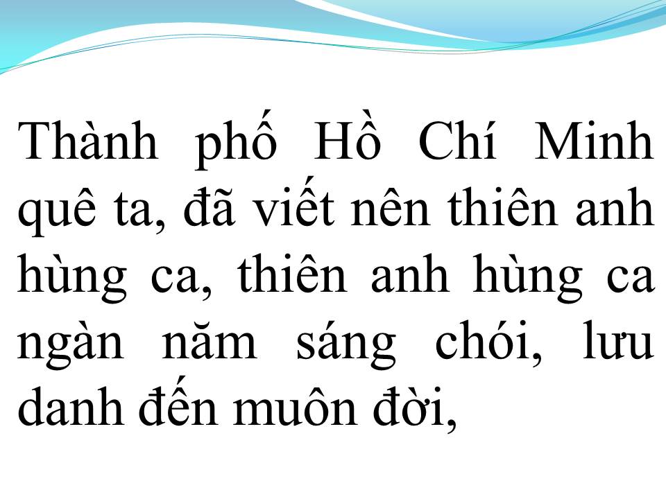 Lời bài hát MÙA XUÂN TRÊN TP HCM