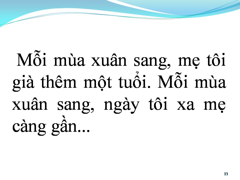 Lời bài hát MỪNG TUỔI MẸ