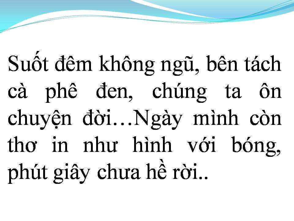 Lời bài hát MƯỜI NĂM TÁI NGỘ