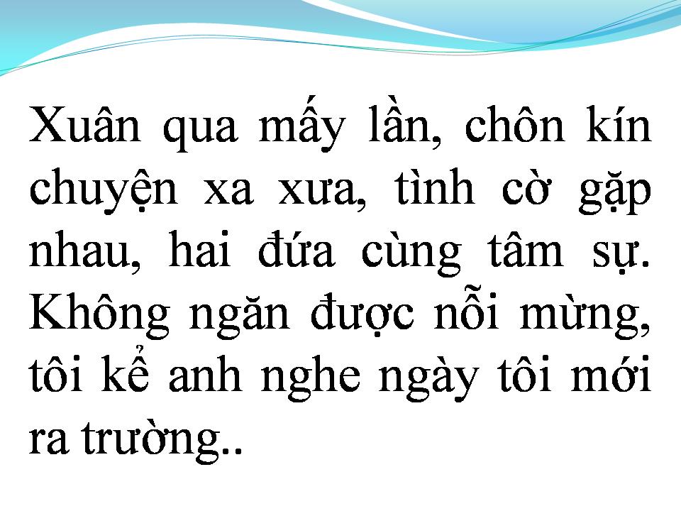 Lời bài hát MƯỜI NĂM TÁI NGỘ