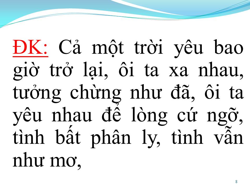 Lời bài hát MƯỜI NĂM TÌNH CŨ