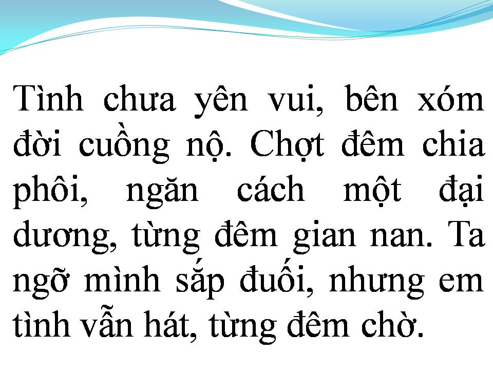Lời bài hát MƯỜI NĂM YÊU EM