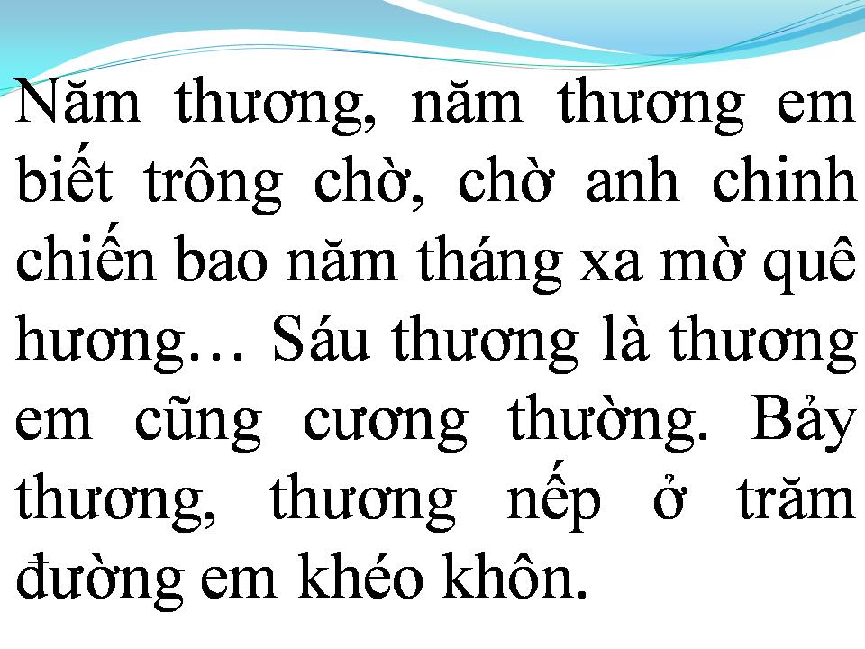 Lời bài hát MƯỜI THƯƠNG