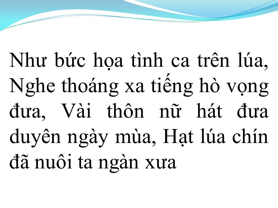 Lời bài hát NGỢI CA QUÊ HƯƠNG EM