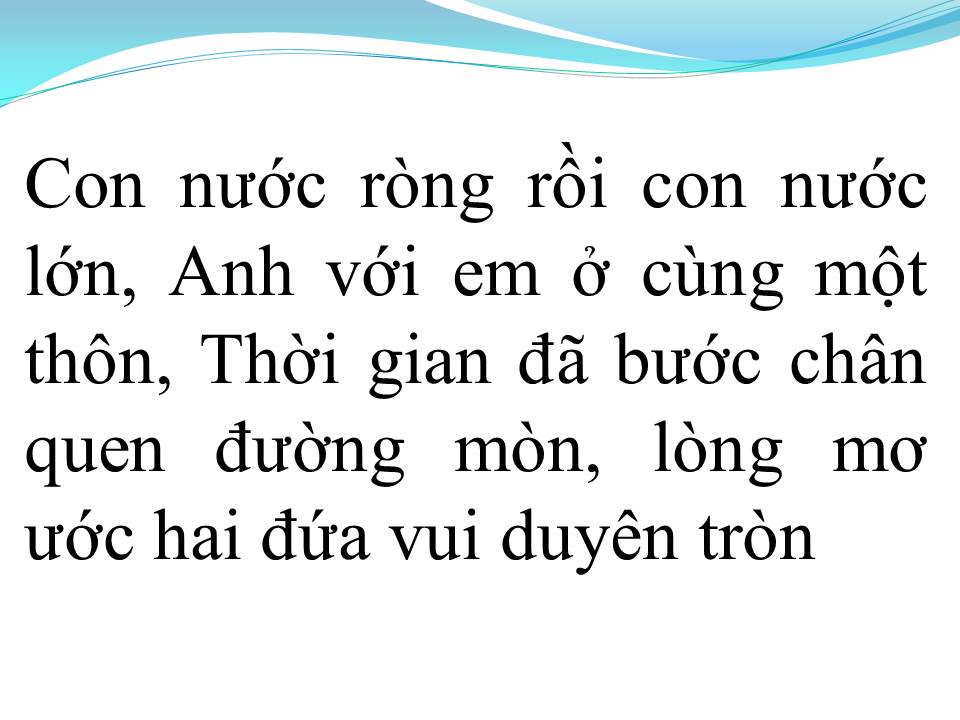 Lời bài hát NGỢI CA QUÊ HƯƠNG EM