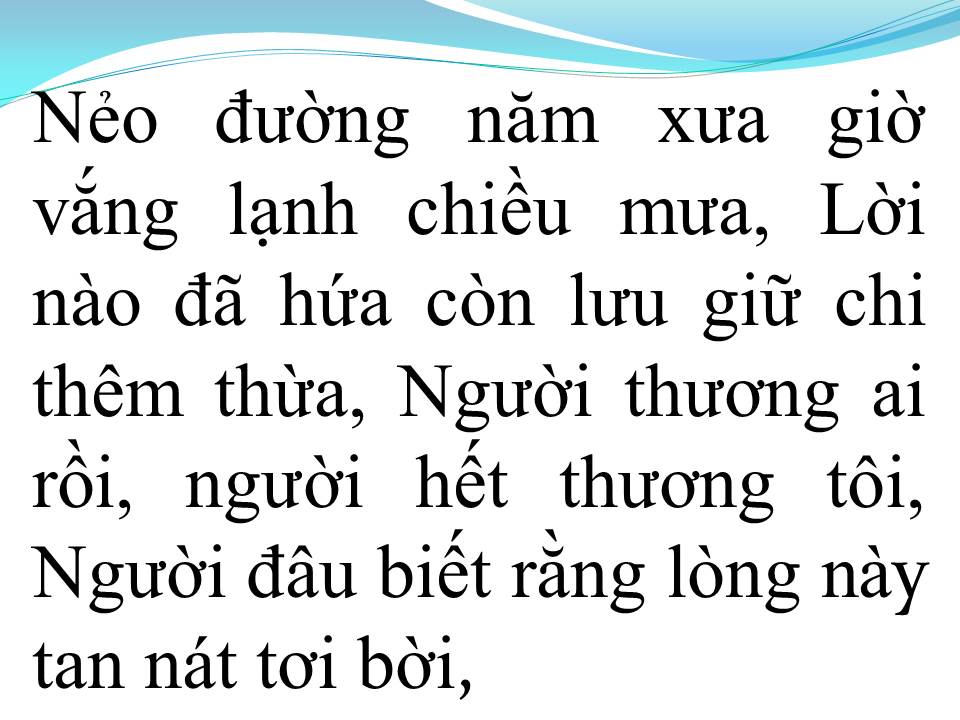 Lời bài hát ĐOẠN TUYỆT