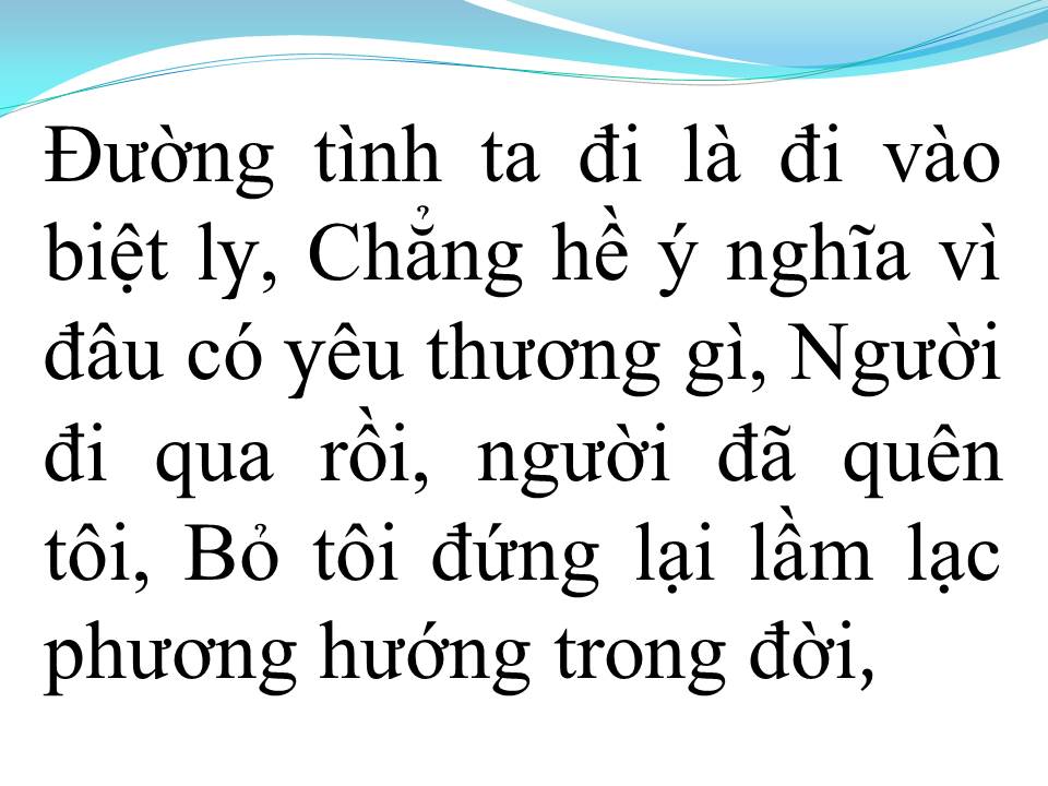 Lời bài hát ĐOẠN TUYỆT