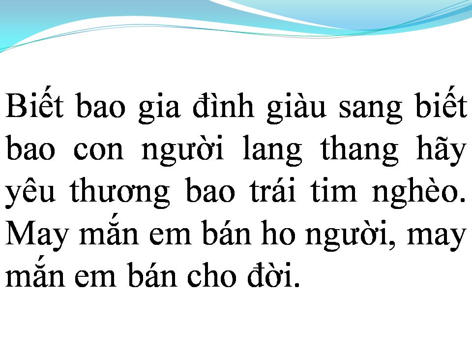Lời bài hát EM BÁN VÉ SỐ