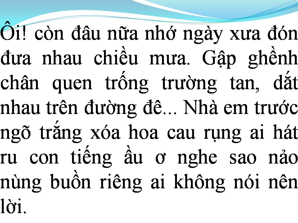 Lời bài hát EM BỎ DÒNG SÔNG