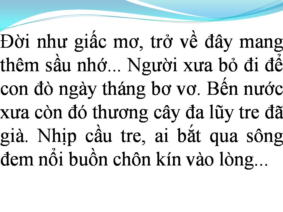 Lời bài hát EM BỎ DÒNG SÔNG