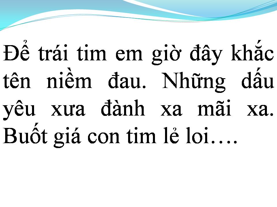 Lời bài hát EM CHỈ YÊU MÌNH ANH