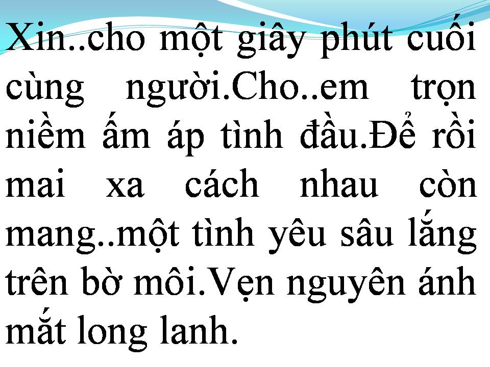 Lời bài hát EM CHỈ YÊU MÌNH ANH