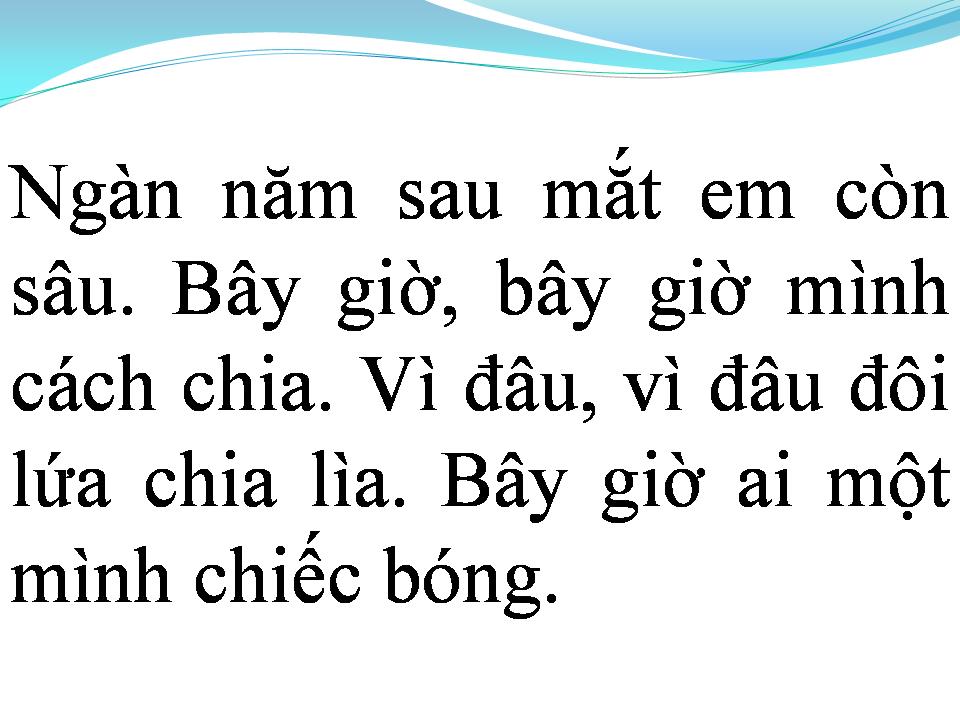 Lời bài hát EM CHỜ ANH TRỞ LẠI