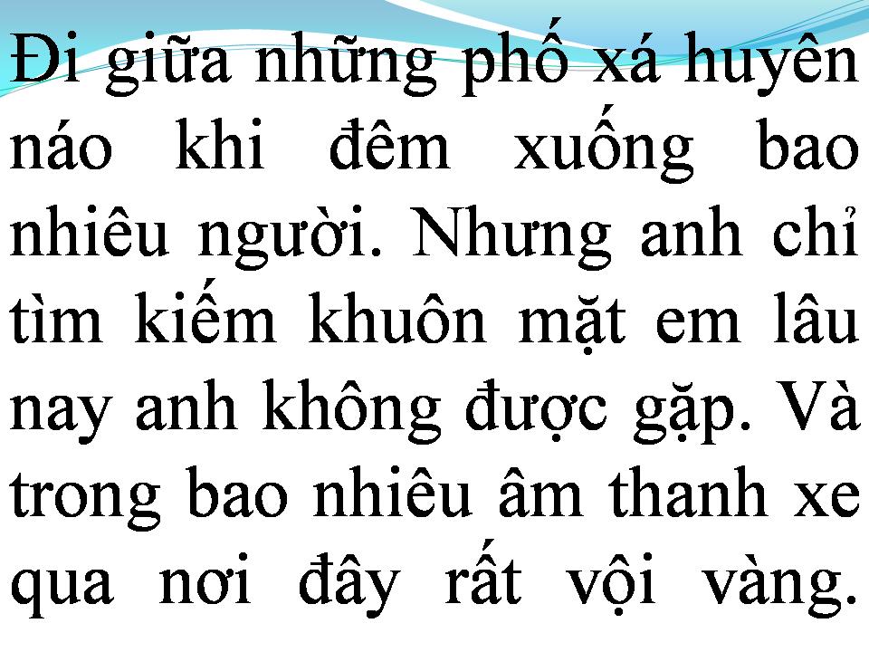 Lời bài hát EM CHƯA TỪNG BIẾT