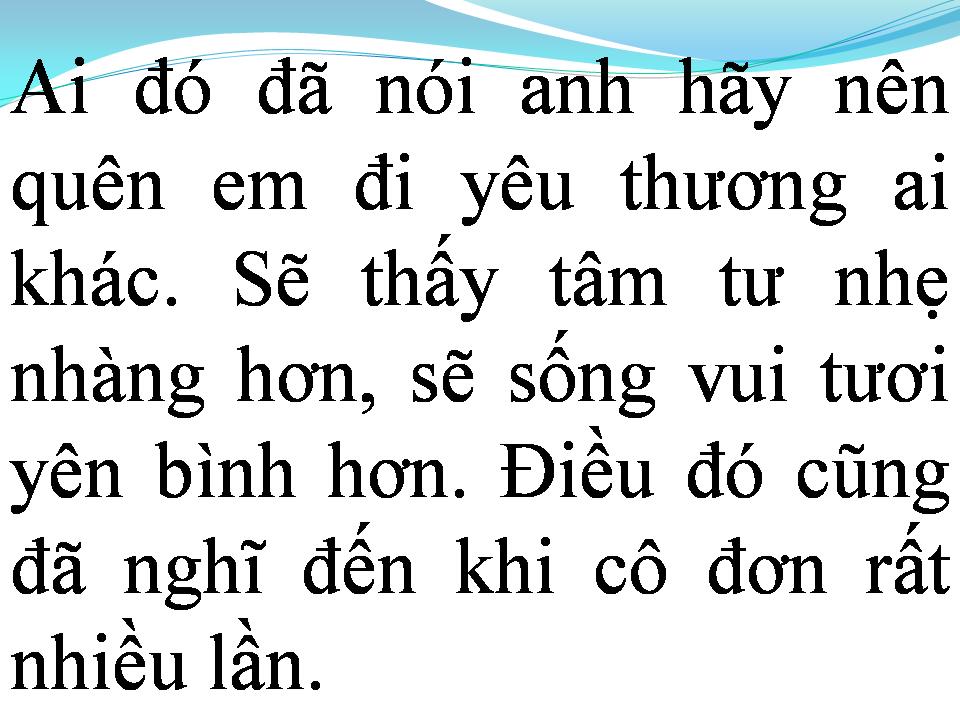 Lời bài hát EM CHƯA TỪNG BIẾT