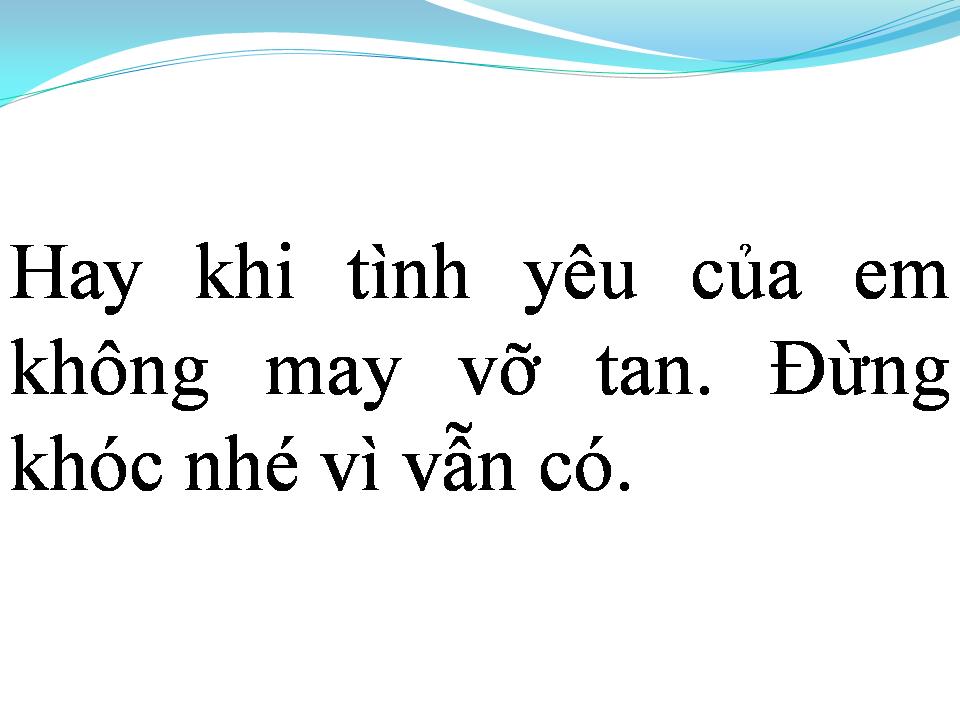Lời bài hát EM CHƯA TỪNG BIẾT