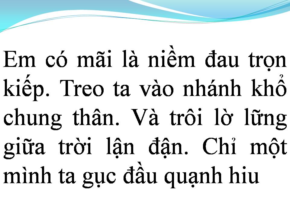Lời bài hát EM CÓ MÃI LÀ NIỀM ĐAU