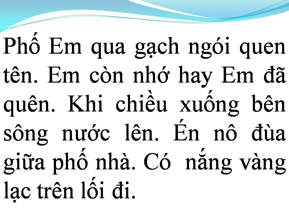Lời bài hát EM CÒN NHỚ HAY EM ĐÃ QUÊN