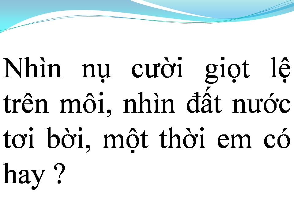 Lời bài hát EM CÒN NHỚ MÙA XUÂN