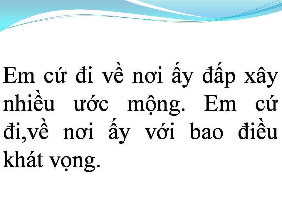 Lời bài hát EM CỨ ĐI