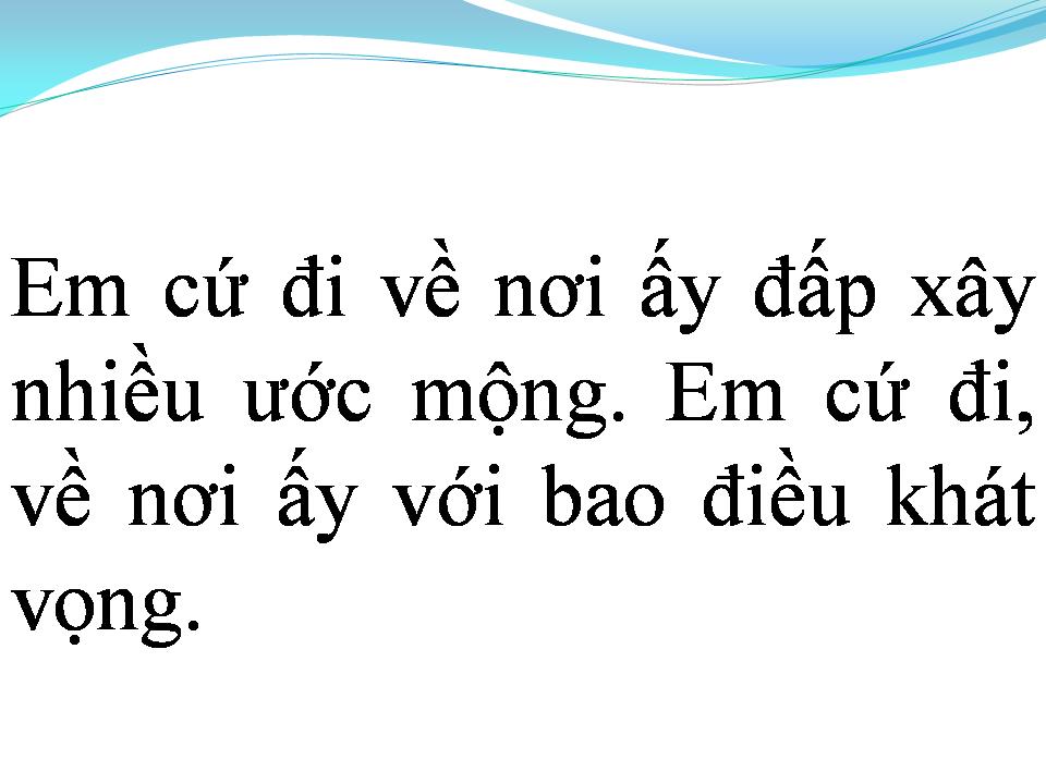 Lời bài hát EM CỨ ĐI