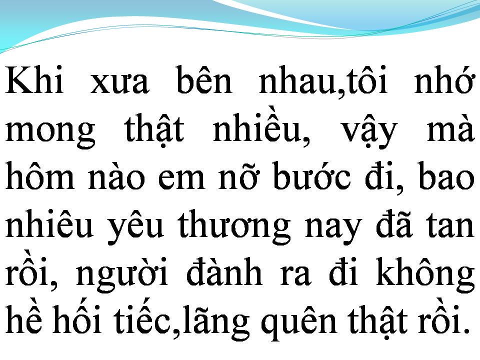 Lời bài hát EM ĐÃ BIẾT KHÓC RỒI SAO