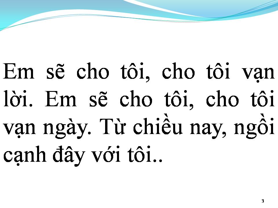 Lời bài hát EM ĐÃ CHO TÔI BẦU TRỜI